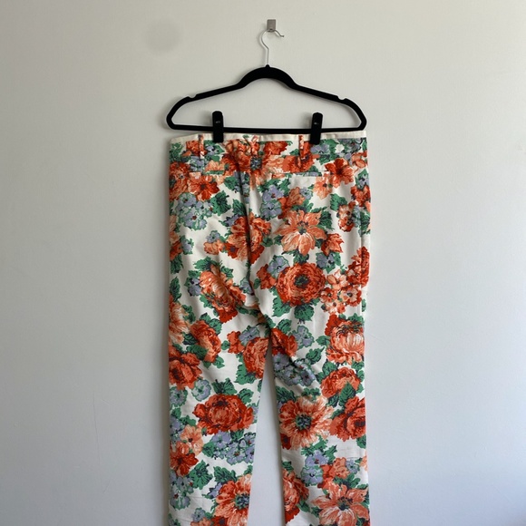 Anthropologie Cartonnier Floral Ankle Trousers - Picture 2 of 3